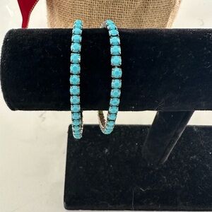 Swarovski stretch bracelet set